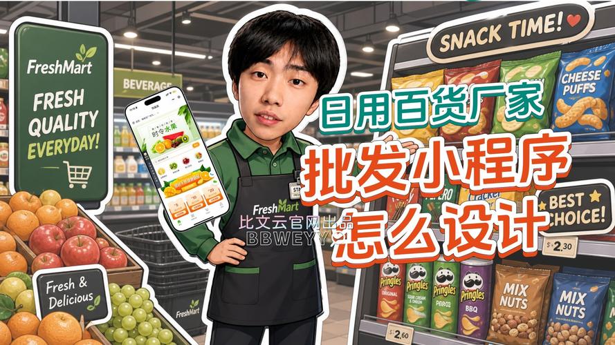 日用百货厂家批发小程序怎么设计